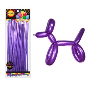 GLOBO FIGURA CHROME MORADO X25 FESTY