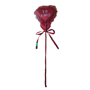 Stick San Valentín corazón encaje