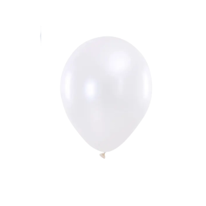 GLOBO  METAL 25CM BLANCO 50 UNID MP