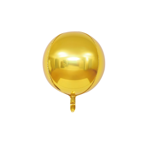GLOBO FOIL ESFERA DORADO 60 PULG