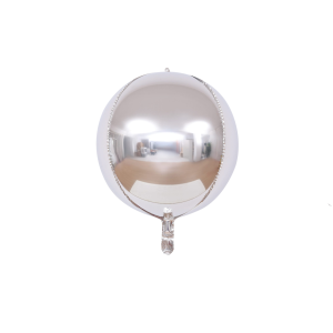 GLOBO FOIL ESFERA PLATEADO 60 PULG