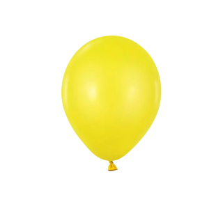 GLOBO METAL 25CM AMARILLO 50 UNID MP