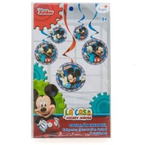 Set decoración colgante Mickey Mouse 5 unidades
