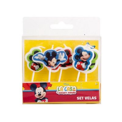 vela mickey argos 5un Velas con diseño Mickey Mouse 5 unidades - Imagen 1
