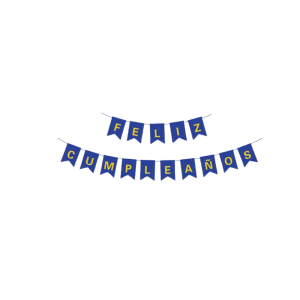 Guirnalda FC azul (12x17CM)