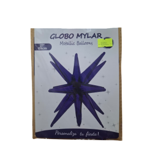 GLOBO FOIL ESTRELLA 69CM  MORADO MP