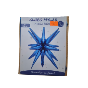 GLOBO FOIL ESTRELLA 69CM AZUL MPA