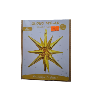GLOBO FOIL ESTRELLA 69CM DORADA MPA