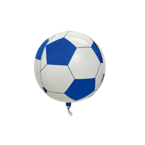 GLOBO FOIL PELOTA AZUL BLANCO MPA