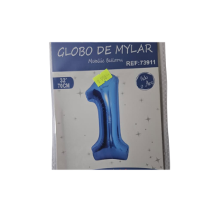 GLOBO FOIL 32 PULG  AZUL 1  MP