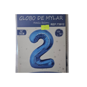 GLOBO FOIL 32 PULG AZUL 2 MP