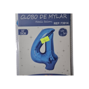 GLOBO FOIL 32 PULG AZUL 4 MP