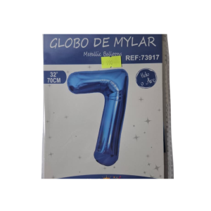 GLOBO FOIL 32 PULG AZUL 7 MP