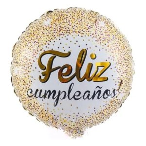 GLOBO FOIL FC DORADO 45CM MP