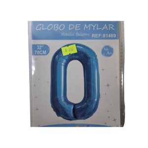 GLOBO FOIL 32 PULG CELESTE 0 MP
