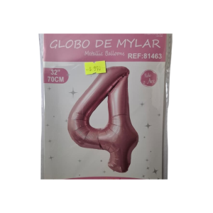 GLOBO FOIL 32 PULG ROSADO 4 MP
