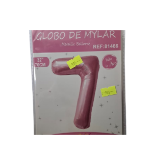 GLOBO FOIL 32 PULG ROSADO 7 MP