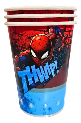 WhatsApp Image 2026-06-12 at 22.46.53 Vaso Spiderman (6 unidades) - Imagen 1